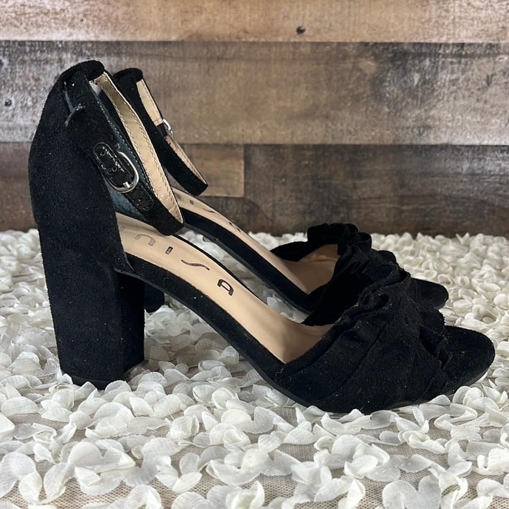 Unisa women’s danni black block heal Size 6